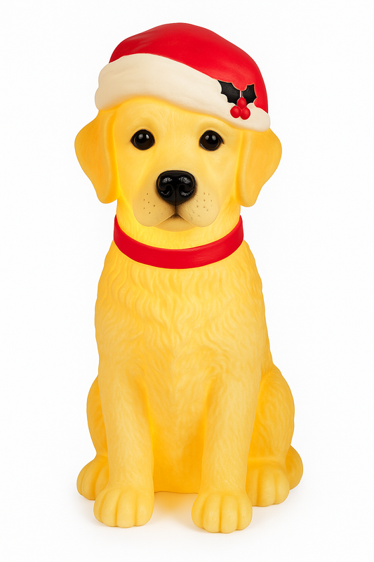 Christmas Labrador Lamp